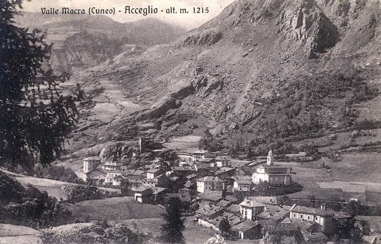 Veduta di Acceglio, 1927
Edizioni Fresia - Collezione Roberto Peano Cuneo