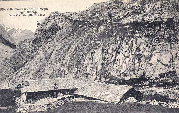 Baite presso il Lago Visaisa, 1903ca
Edizioni Fresia - Collezione Roberto Peano Cuneo