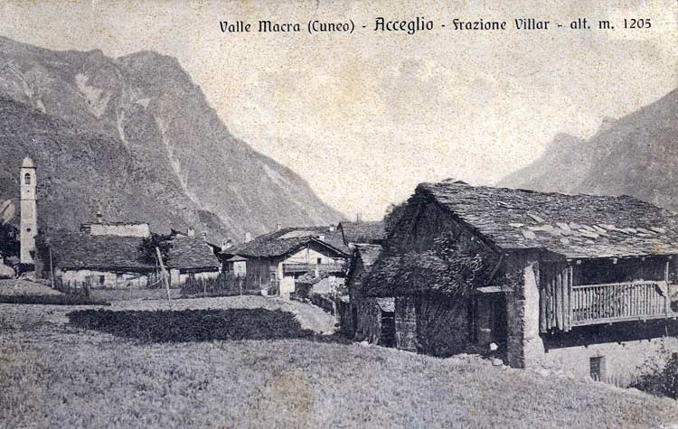 Villaro di Acceglio, 1935
Edizioni Fresia - Collezione Roberto Peano Cuneo